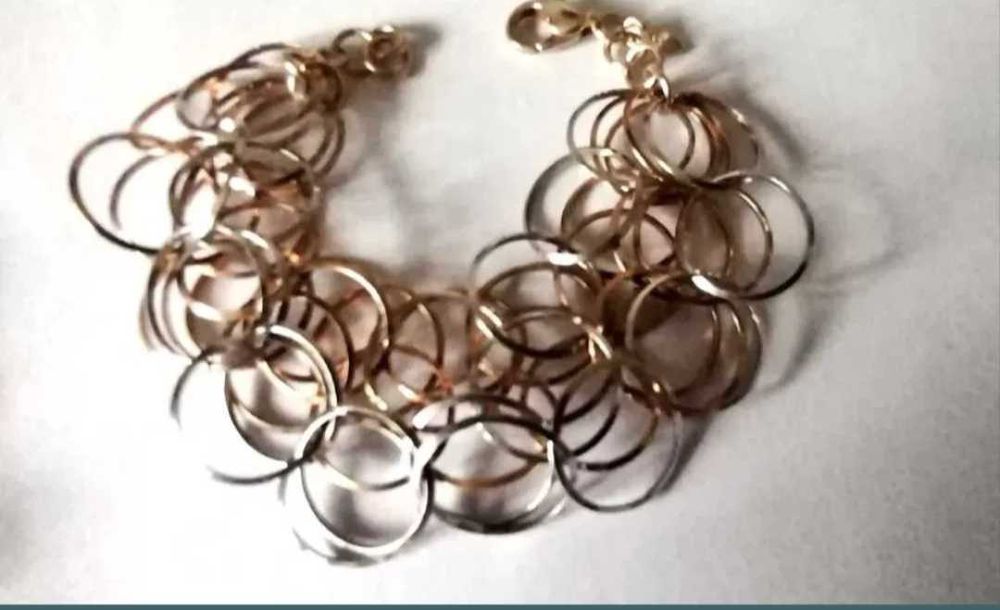 Colier si bratara aur si argint