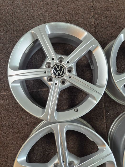 4 Jante Aliaj 5x112 17'' OE VW Golf Passat Touran Sharan Caddy T-ROC / Skoda Octavia Karoq Superb Yeti
