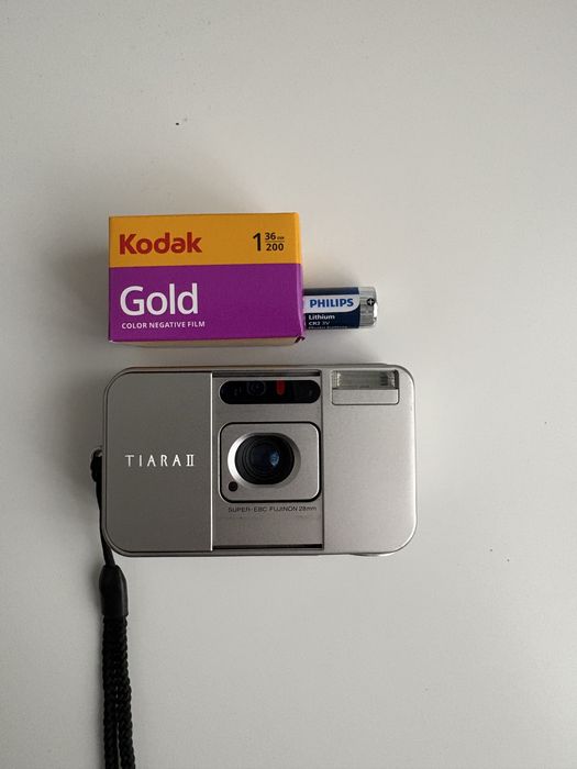 Fujifilm tiara ii + лента и батерия