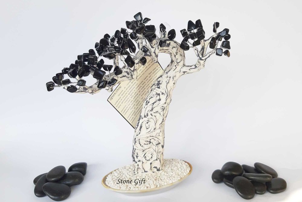 Дръвче Оникс, Подарък имен Ден, Идея подарък Мъж, Подарък Класен