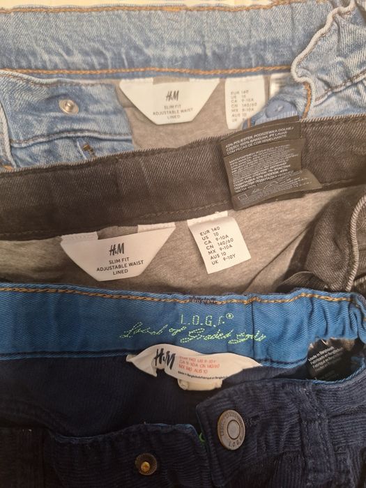 Pantaloni blugi băieți 9-10 ani, mar. 140