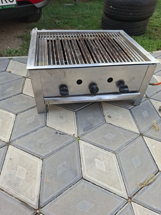 Vand Grătar Inox Gaz