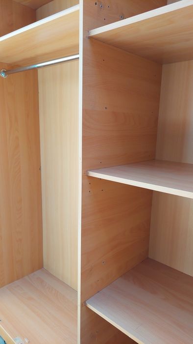 Sifonier PAL culoare Fag 1540x2130 x 580mm dulap haine dormitor polite