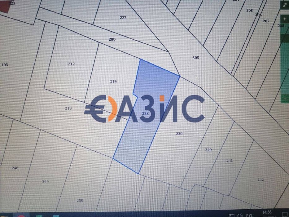 Земеделска земя, 800 метра до морето, Поморие, местност Палеокастра,