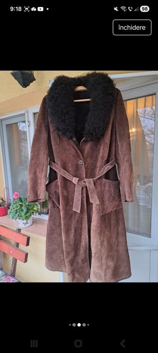 Cojoc damă din blană naturală, Made in Italy ( 40/ 42)