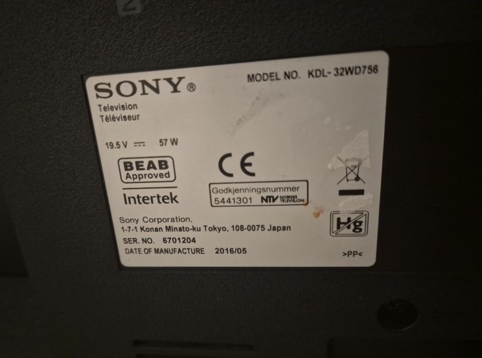 Smart TV Sony 81 cm impecabil