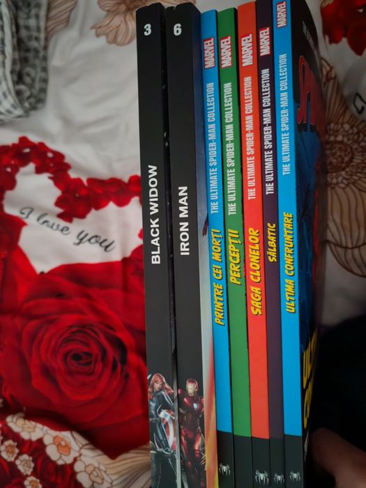 Benzi desenate: Spiderman,Ironman, Black widow, Deadpool