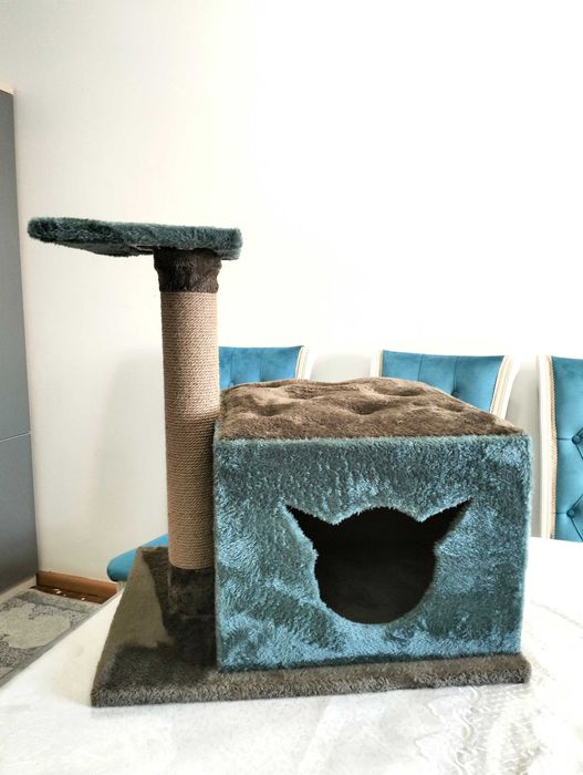 Когтеточка-домик для кошки (3в1)