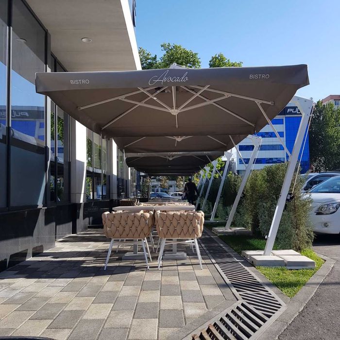 3 Xil variantda Kafe zontlari