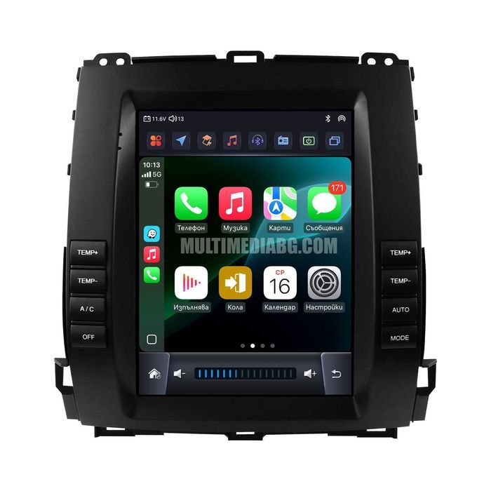 Land Cruiser Prado 120 2002 - 2009 9.7" Мултимедия Навигация Android