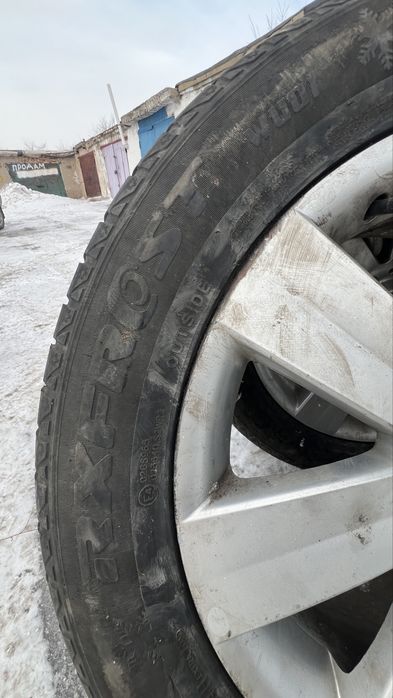 Титановый диски с резиной