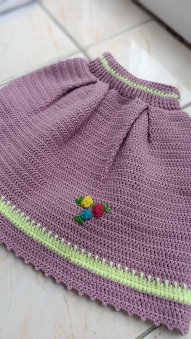 Юбка детская с вышивкой