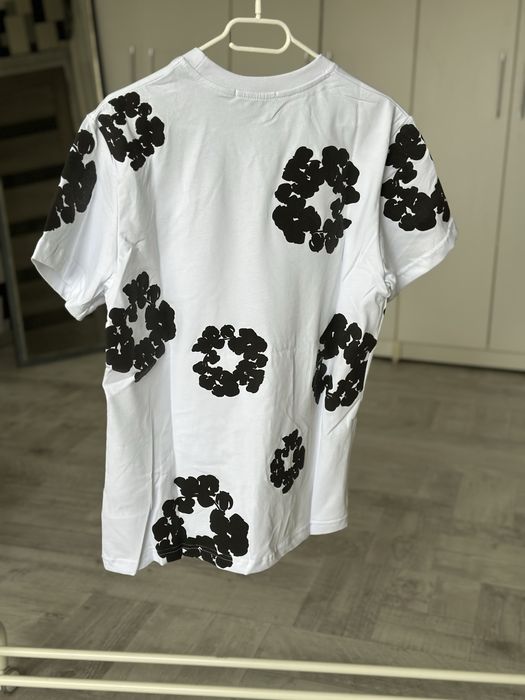 Tricou Denim Tears Essentials off white