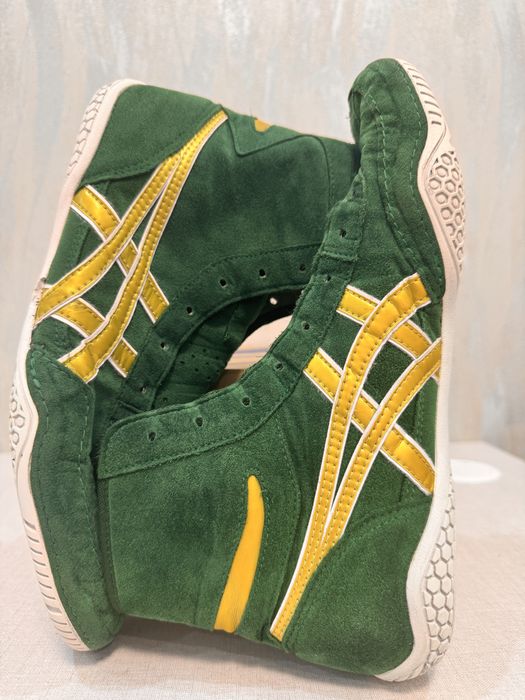 Asics tiger зеленые