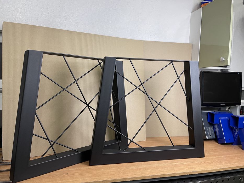 Set Picioare metalice Masa Spider web(dining, bucatarie, design)