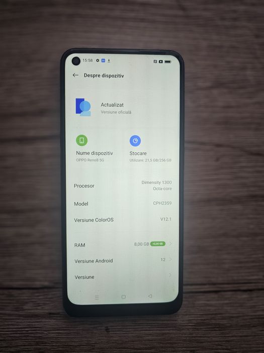 Telefon mobil OPPO A79 si OPPO RENO8  8GB RAM, 256GB, 5G