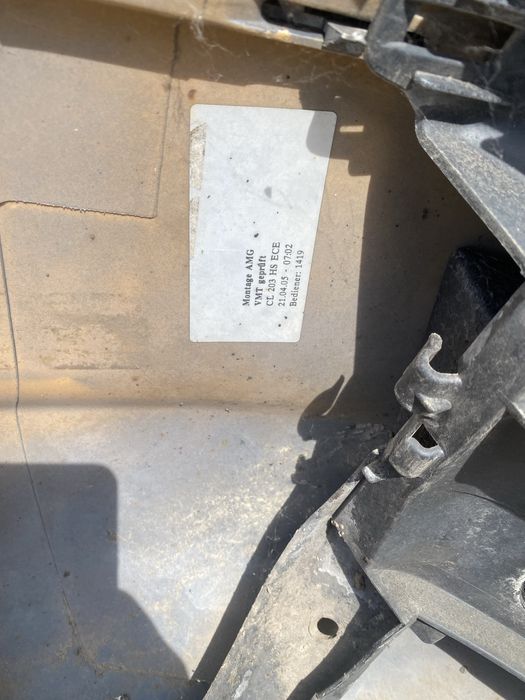 Задна броня Мерцедес Ц класа купе W203 AMG