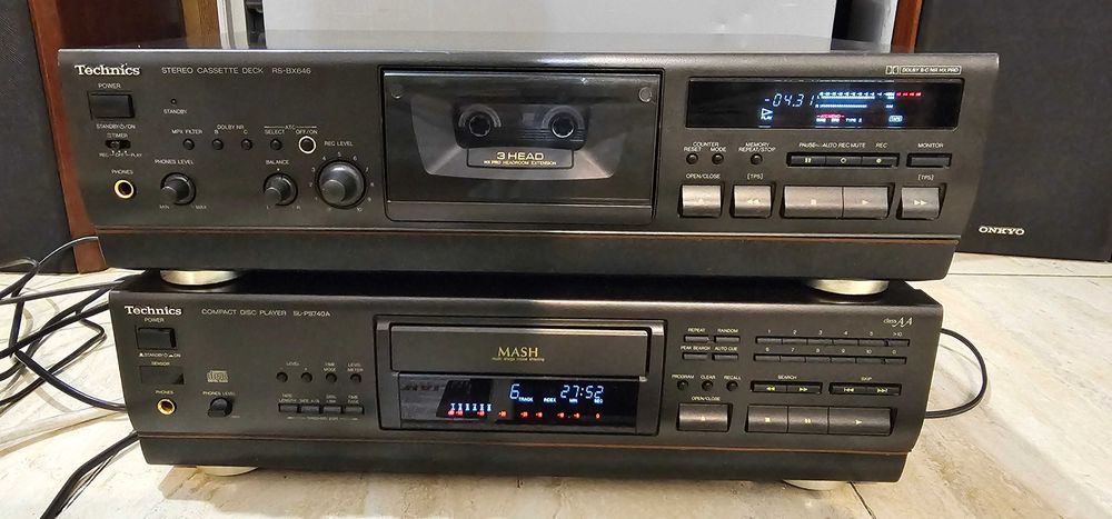 Deck Technics RS-BX646 Direct Drive, 3 capete, poze reale, test video