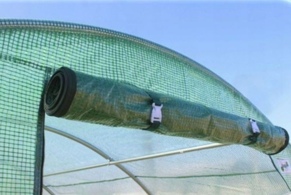 Тунелна Оранжерия 600х300х200см 2 Врати и 12 Прозореца