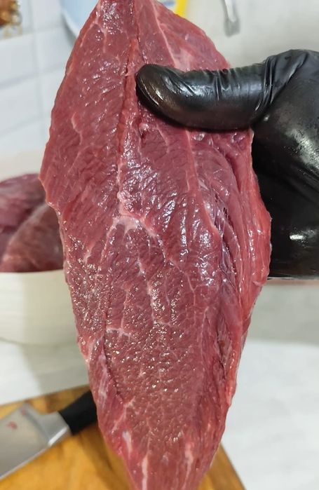 Бастурма с говядины.