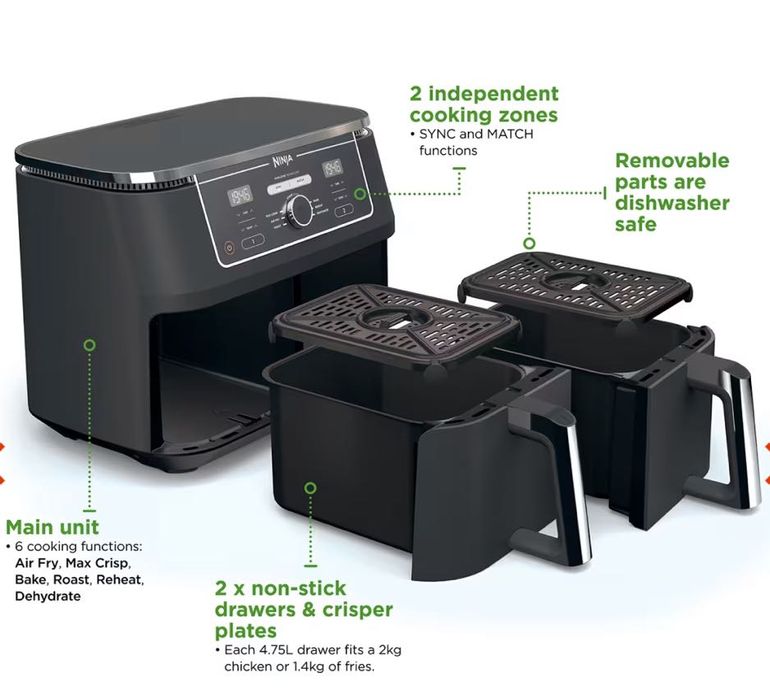 Ninja Foodi MAX Dual Zone (AF400EU)