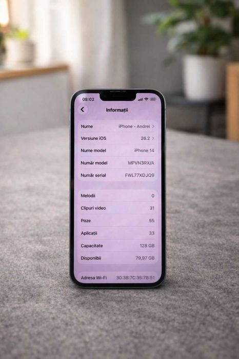 Apple Iphone 14 128GB ( Galata B7970 ) Garantie 2 ani!