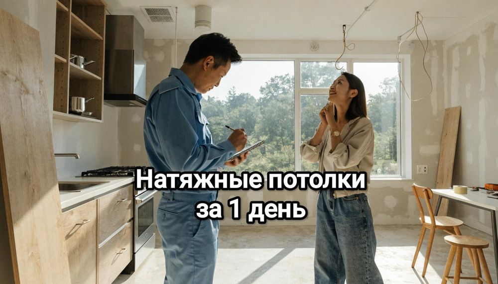 Натяжные потолки в Астане