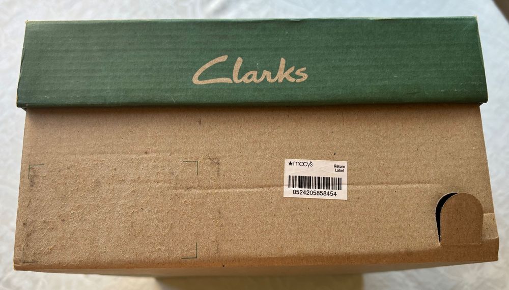 НОВИ Чисто нови Мъжки обувки Clarks Northfield Кафяви Естествена Кожа 43 номер