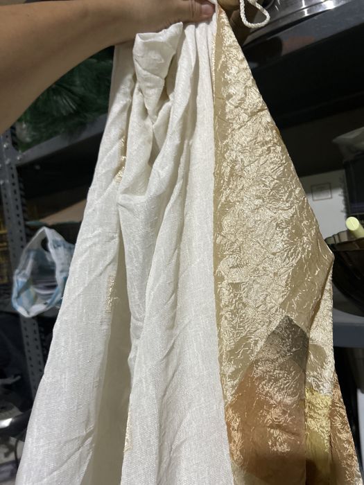 Отдам штору и тюль, можно на дачу