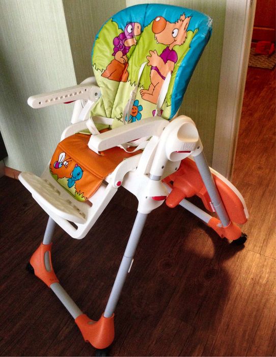 Chicco: Стульчик для кормления Polly 2 в 1 Wood Friends