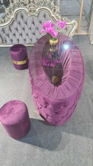 Стол со стеклом новый