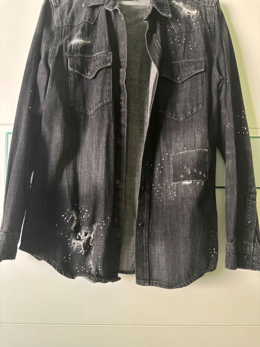 Мъжка риза Zara - дънкова