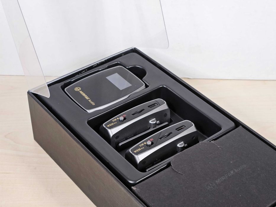MIRFAK Audio WE10 Pro – безжична микрофонна система (Dual Transmitter)