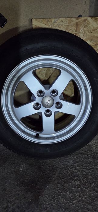 АUDI магнезееви джанти със зимни гуми 215/55/16 7J ET42 5x112 DOT2723