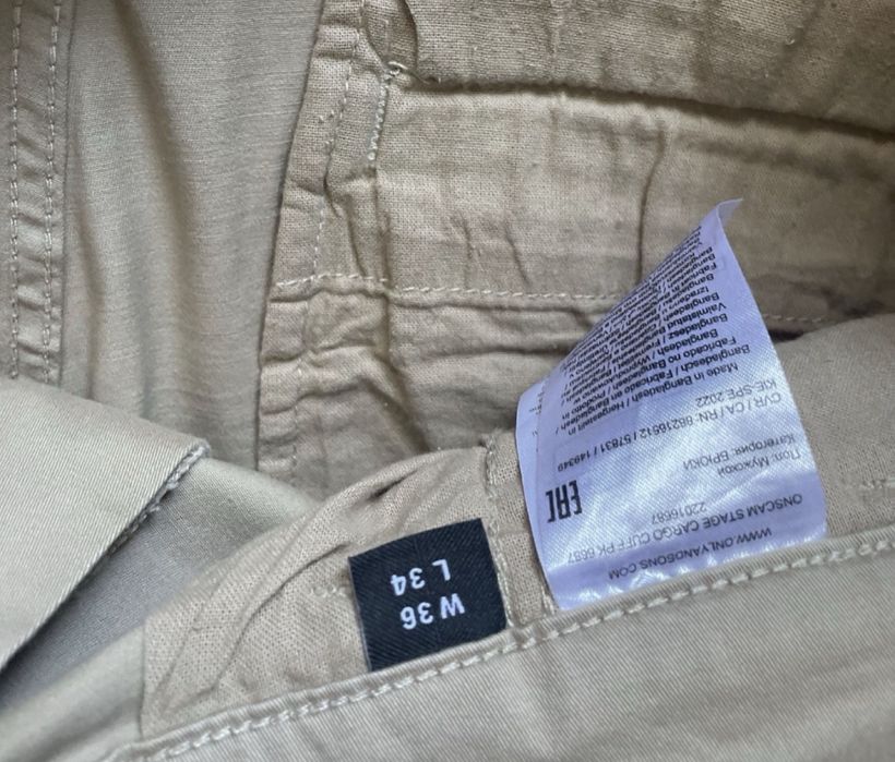 ONLY & SONS cargo/мъжки карго панталон  W36