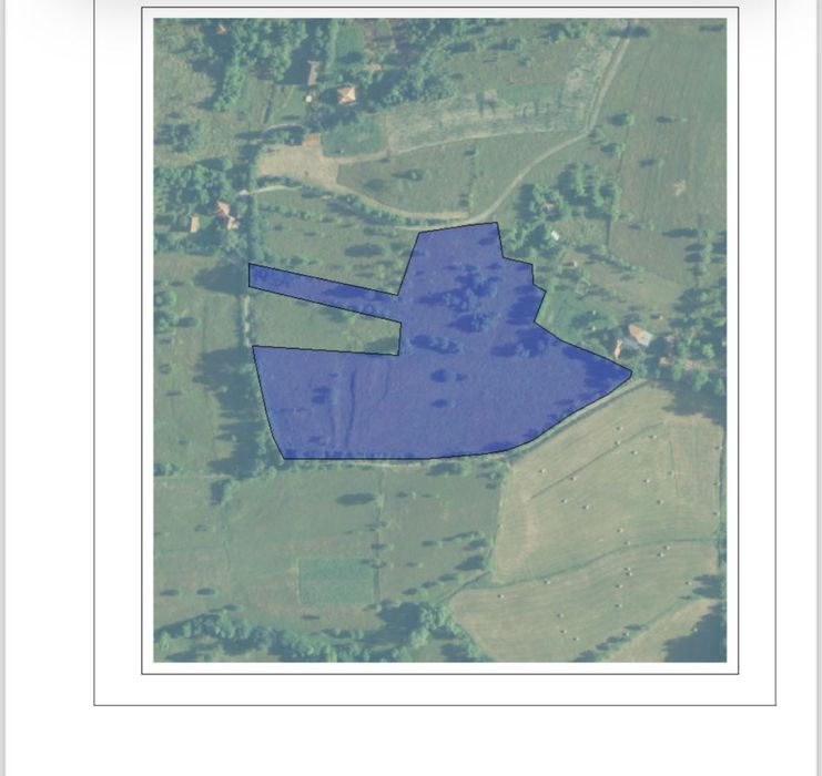 Teren Intravilan, teren agricol pădure   în Hărțăgani peisaj frumos