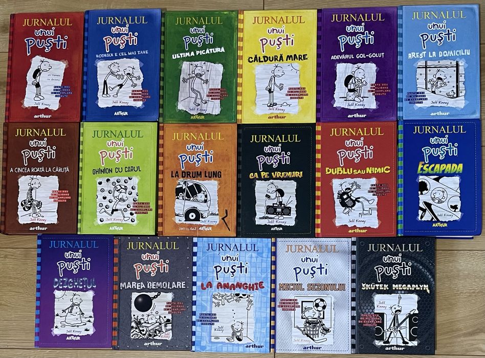 Serie Jurnalul unui pusti vol 1-17