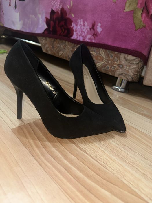 замшевые каблуки