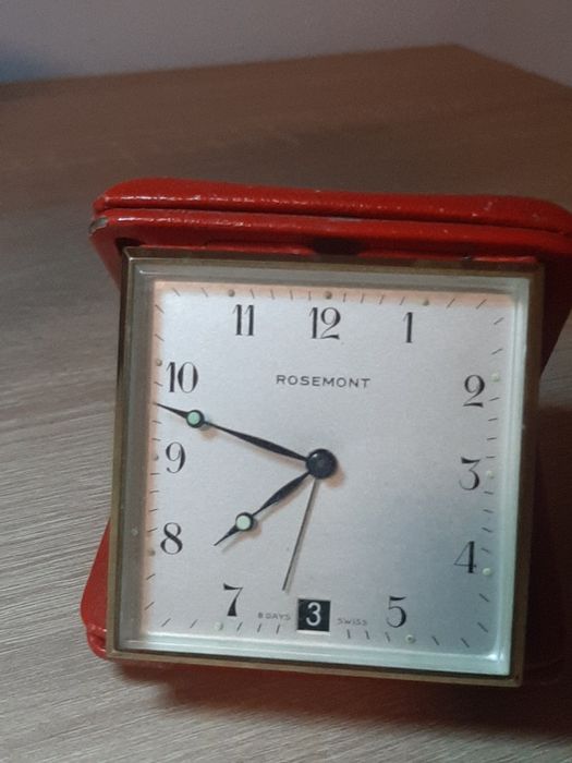 Ceas  ROSEMONT 8 Days – Mecanic, Swiss Made, Vintage de Colec