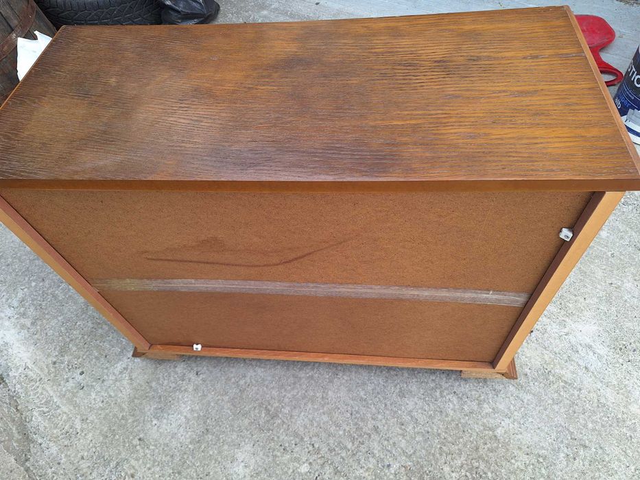 Comoda Romana stejar antichizat patinat 93x71x42 cm  lemn masiv