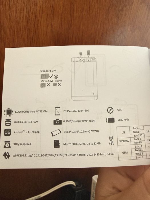 Prestigio mini таблет