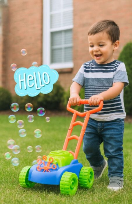 Детска косачка със сапунени мехурчета