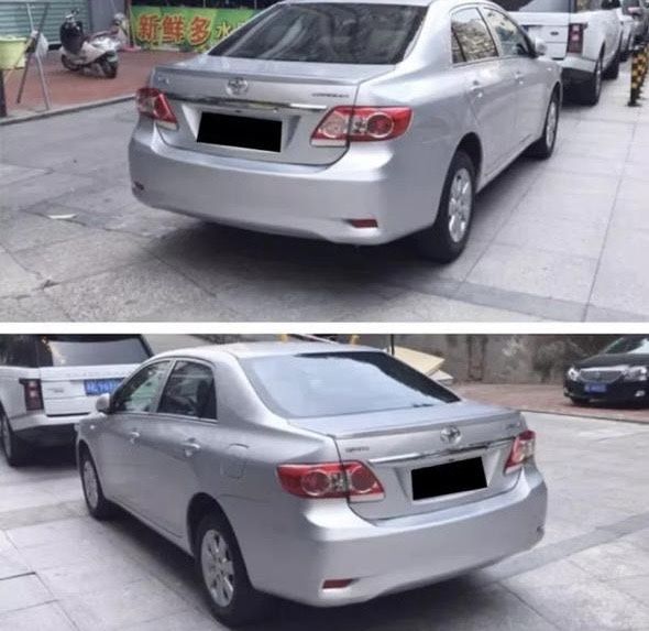 Спойлер на Toyota Corolla 2007