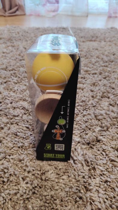 Kendama Sweets Tracker Broken Anti Skid Yellow galben