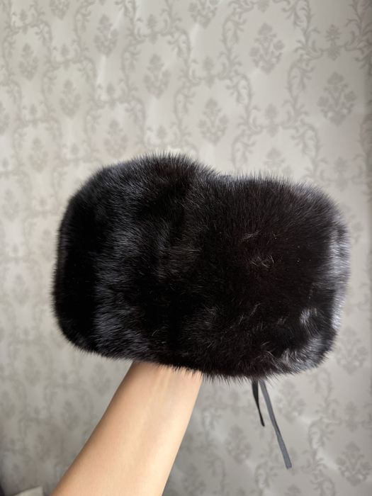 Норковая шапка мужская