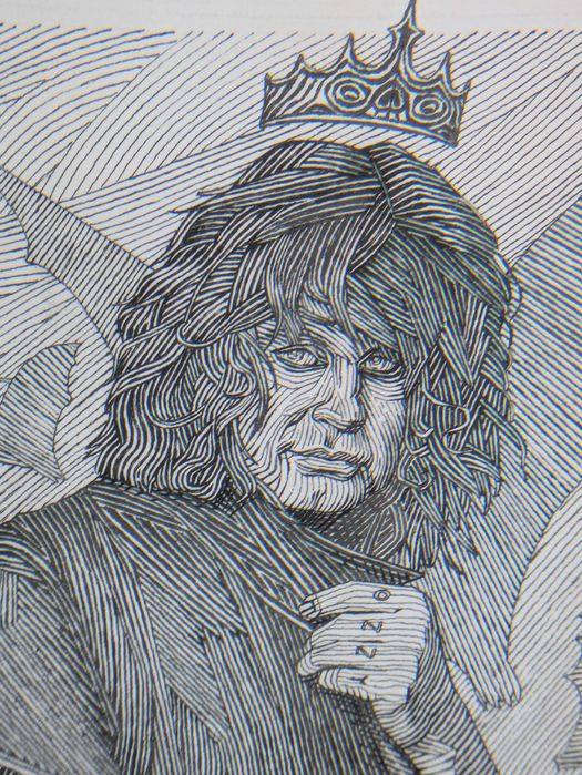 Ozzy Osbourne, The Prince of Darkness - ilustratie in penita si cerneala
