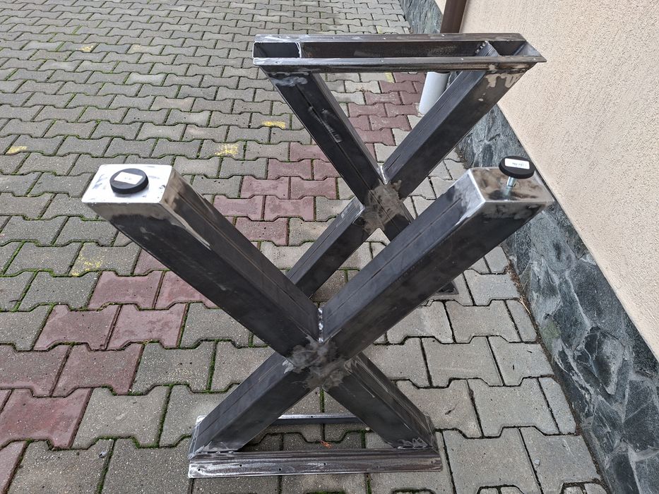 Picioare masa țeavă rectangulara 80×80×2