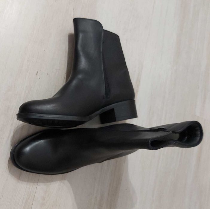 Разпродажба! Дамски боти естествена кожа № 40. Намалени