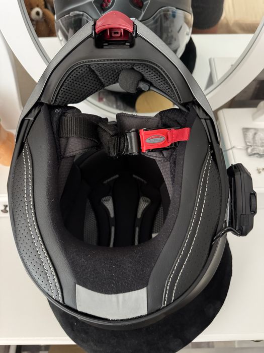 Модуларна каска Caberg Duke Evo Indy (Размер L) – Пълен комплект, Отлично състояние