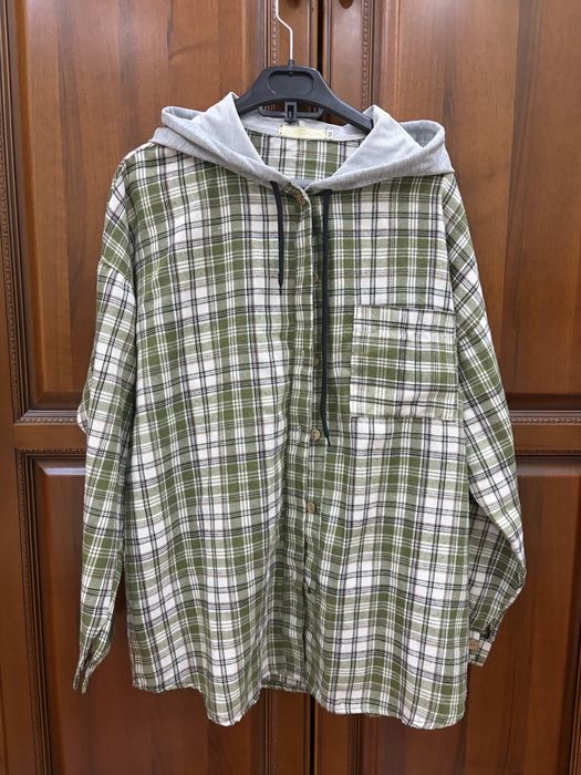 Рубашка-кофта с капюшоном